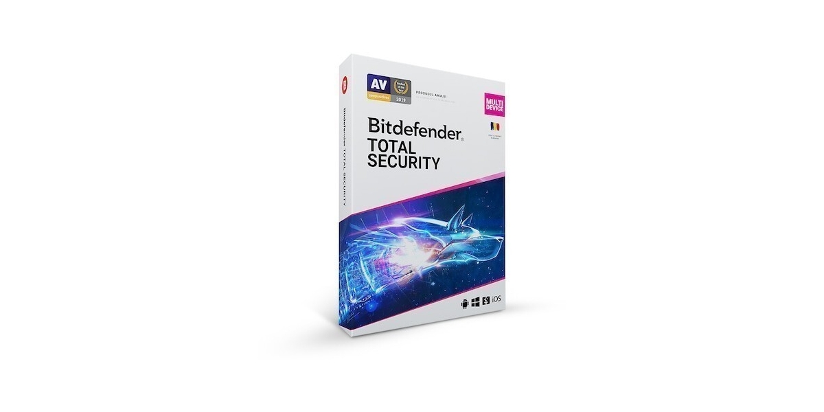 Licenta retail Bitdefender Total Security anti-malwarecompleta Windows,...