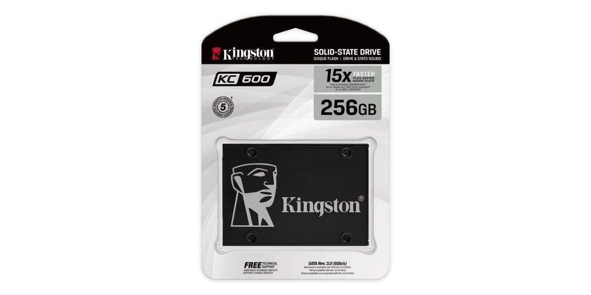 SSD Kingston KC600 256GB SATA III 2.5" (SKC600/256G) 198150