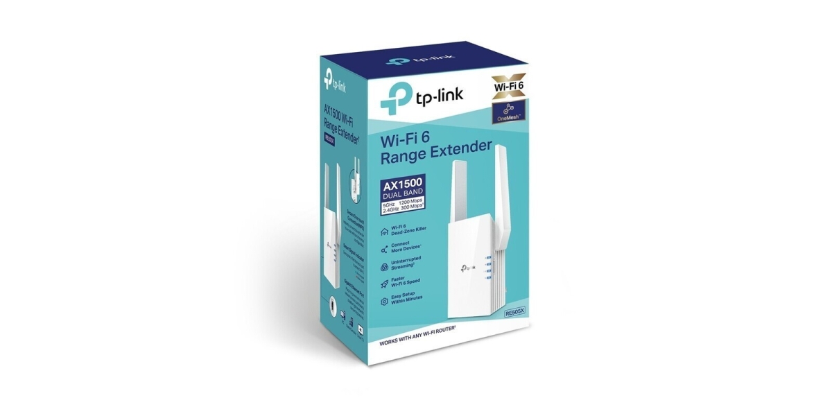 Range Extender TP-link RE505X, AX1500, OneMesh™, Dual-Band, Gigabite 199537