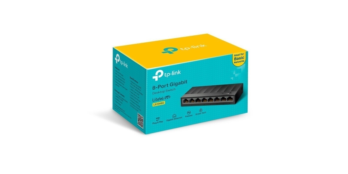 Switch TP-LINK LS1008G, 8 port, 10/100/1000 Mbps 