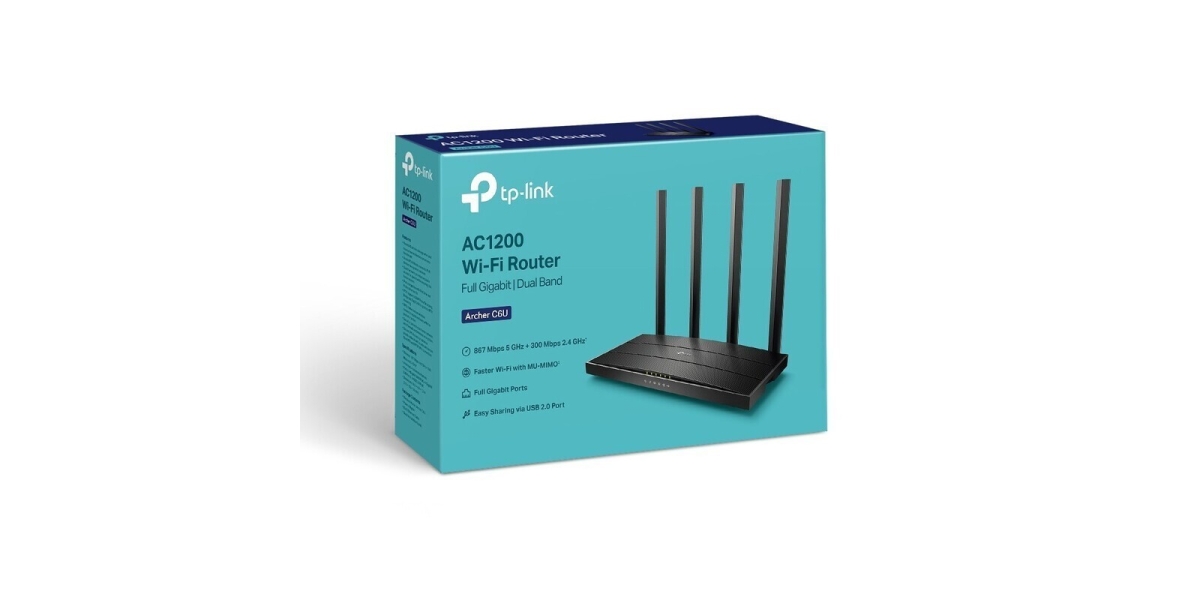 TP-link Archer C6U, AC1200 Wireless MU-MIMO Gigabit Router 199539