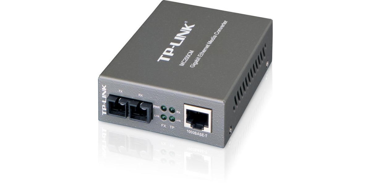 Switch media convertor TP-Link MC200CM, 2 porturi 