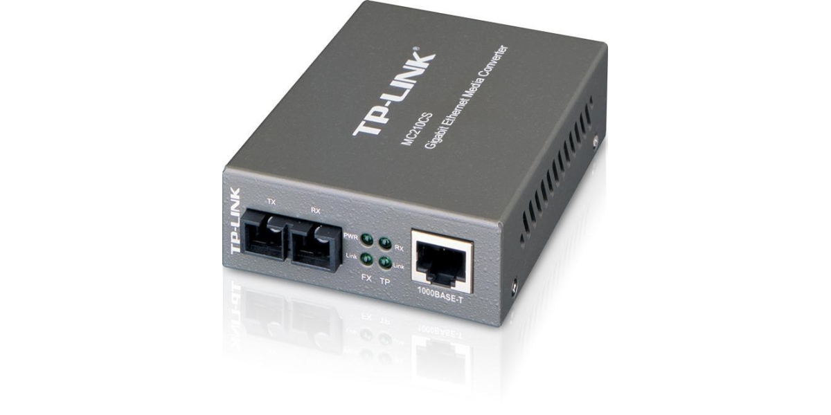 Switch media convertor TP-Link MC210CS, 2 porturi 