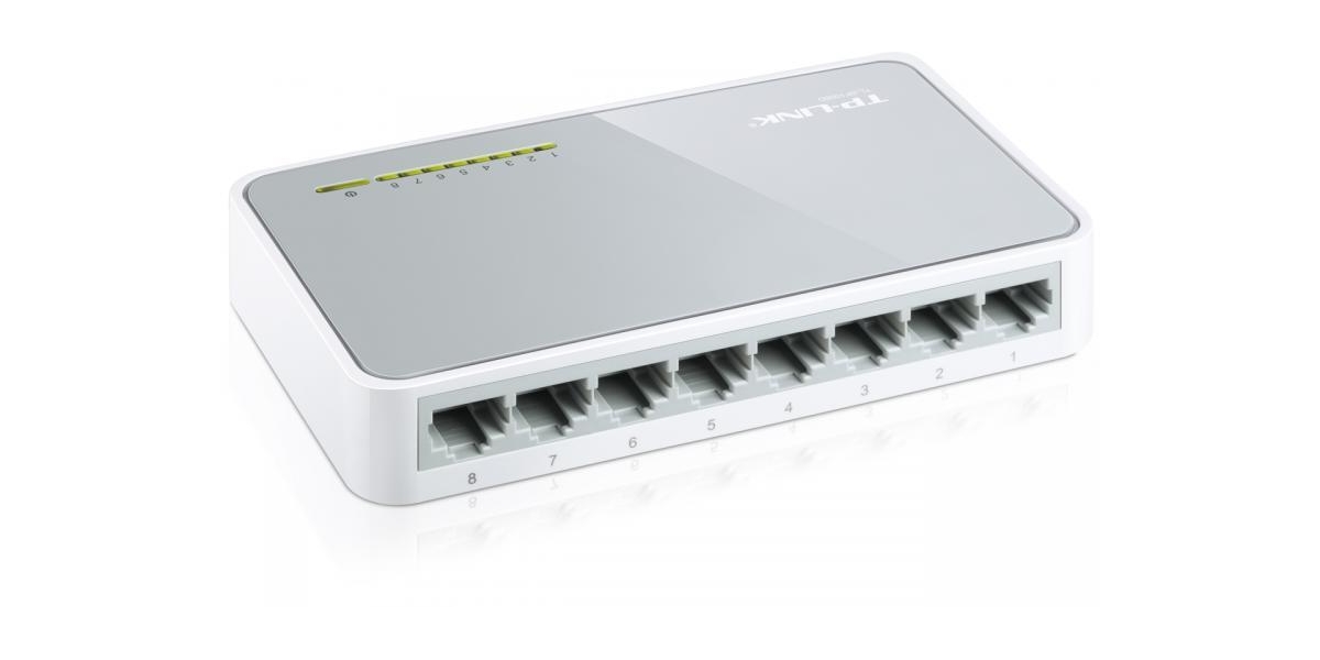 Switch TP-Link TL-SF1008D, 8 port, 10/100 Mbps 