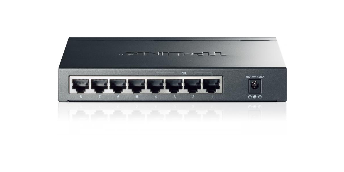 Switch TP-Link TL-SG1008P, 8 port, 10/100/1000 Mbps 213306