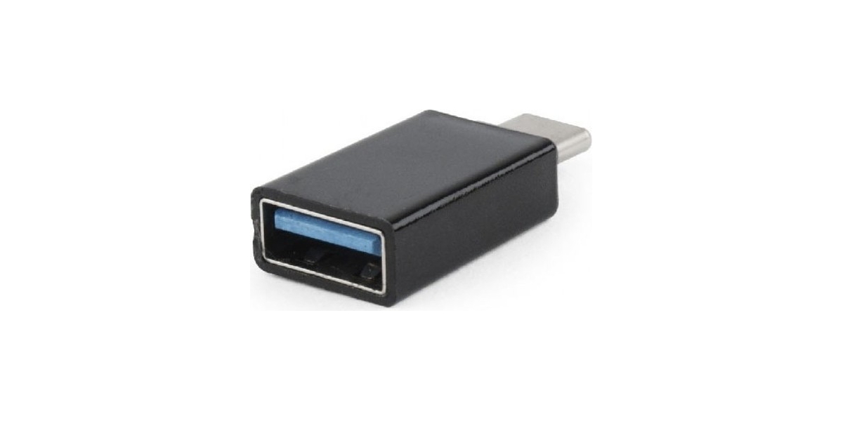 Adaptor Gembird USB 3.0 Type-C (T) la USB 3.0 (M) Negru (A-USB3-CMAF-01) 