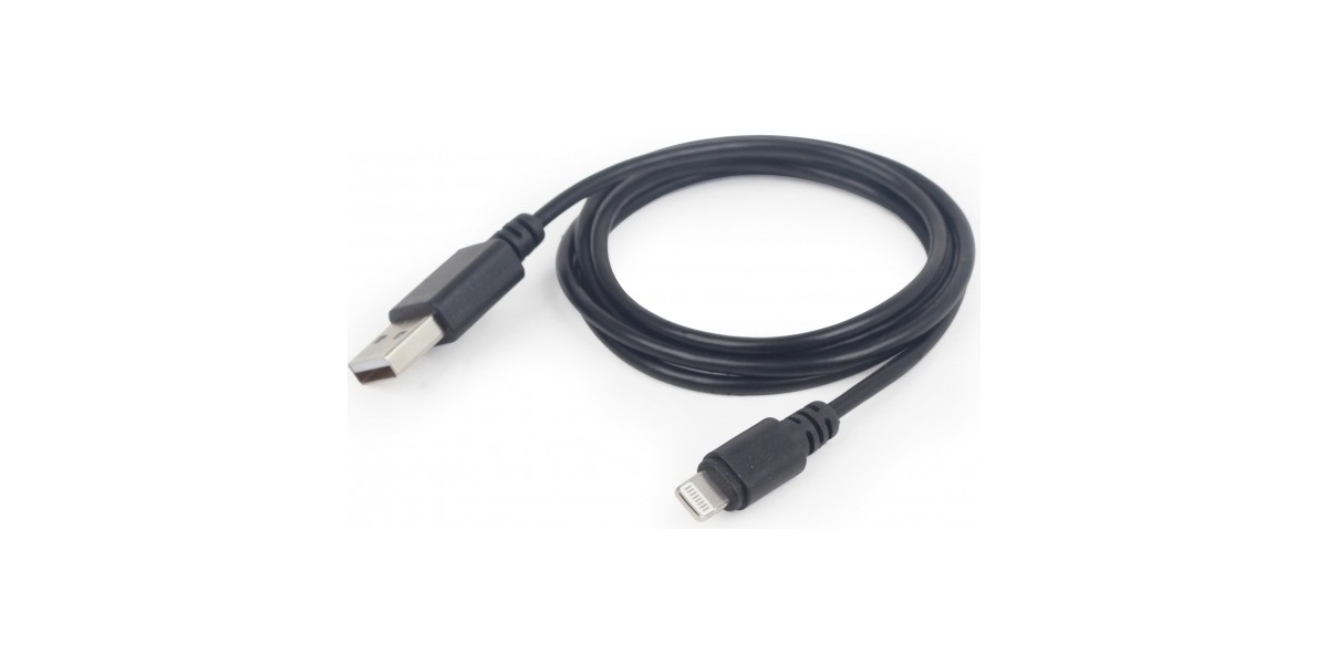 Cablu Alimentare si Date Gembird USB 2.0 (T) la Lightning (T), 2m, Negru,...