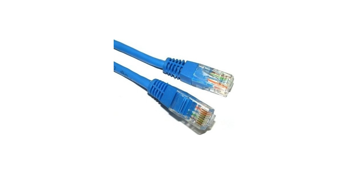 Cablu Patch Cord UTP SPACER Cat5e, 1m, Albastru, AWG26 - SP-PT-CAT5-1M-BL 