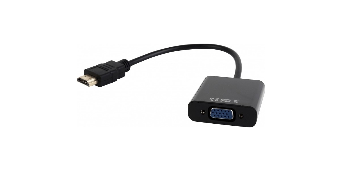 Cablu video GEMBIRD, splitter HDMI (T) la VGA (M) 