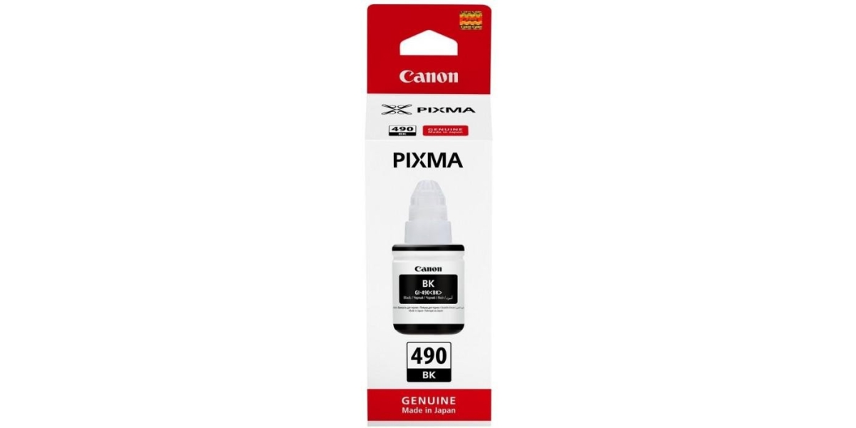 Cartus cerneala Canon GI-490 BK, pigment black, capacitate 135ml, pentru...