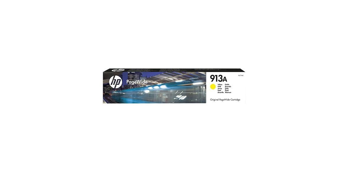 Cartus cerneala HP Yellow PageWide Nr.913A F6T79AE Original HP PageWidePro...