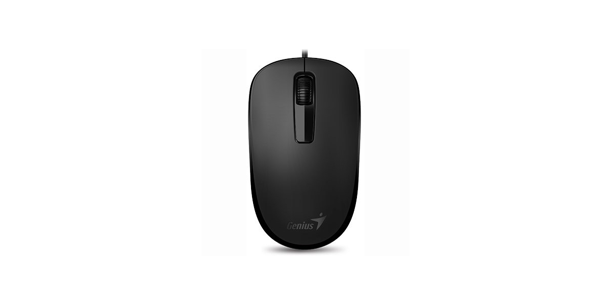 Mouse Genius DX-125 - Negru, USB, Optic, 1000 DPI, 3 Butoane + Scroll 