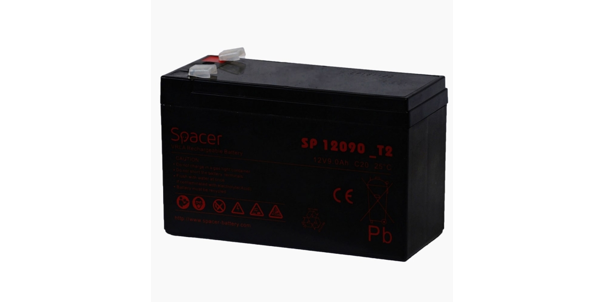 Acumulator UPS Spacer 12V / 9Ah - F2(T2) - SP-BAT-12V9AH 