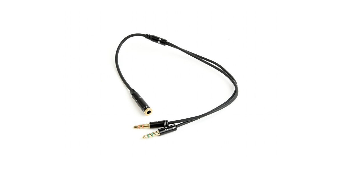 Cablu Audio Splitter Stereo GEMBIRD CCA-418M - 2x Jack 3.5mm T la 1x Jack...