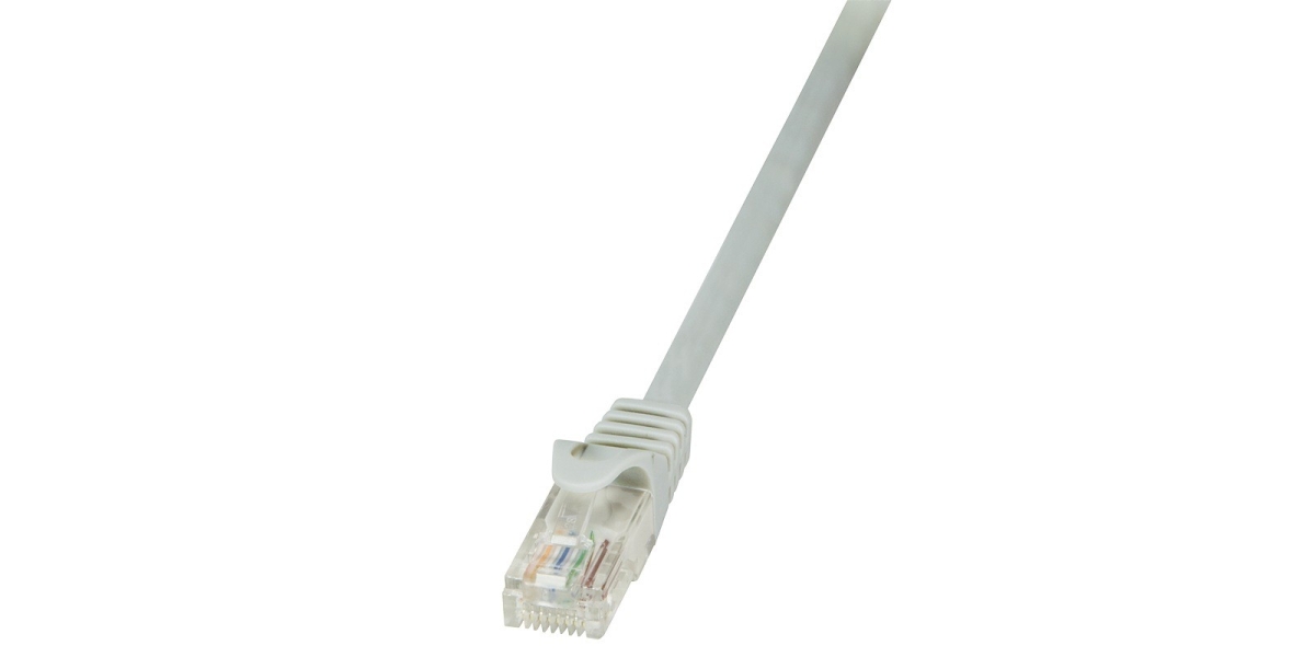 Cablu Patch Cord UTP LogiLink Cat6, 0.5m, Gri, AWG24 (CP2022U) 