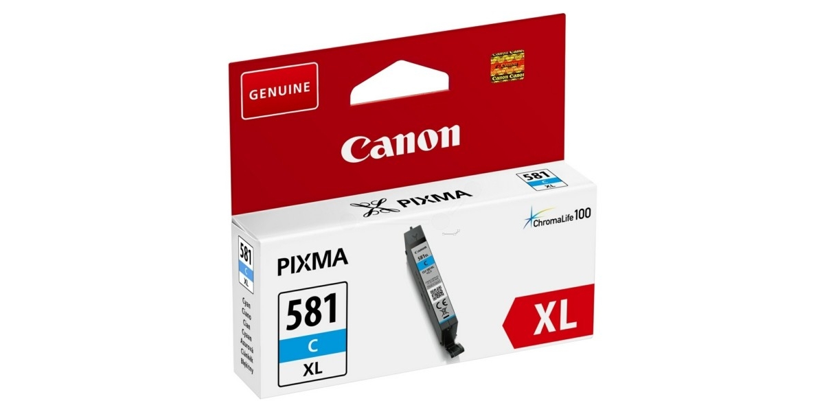 Cartus cerneala Canon CLI581XLC, cyan ,8.3 ml, PIXMA TS8152 PIXMA TS8151...