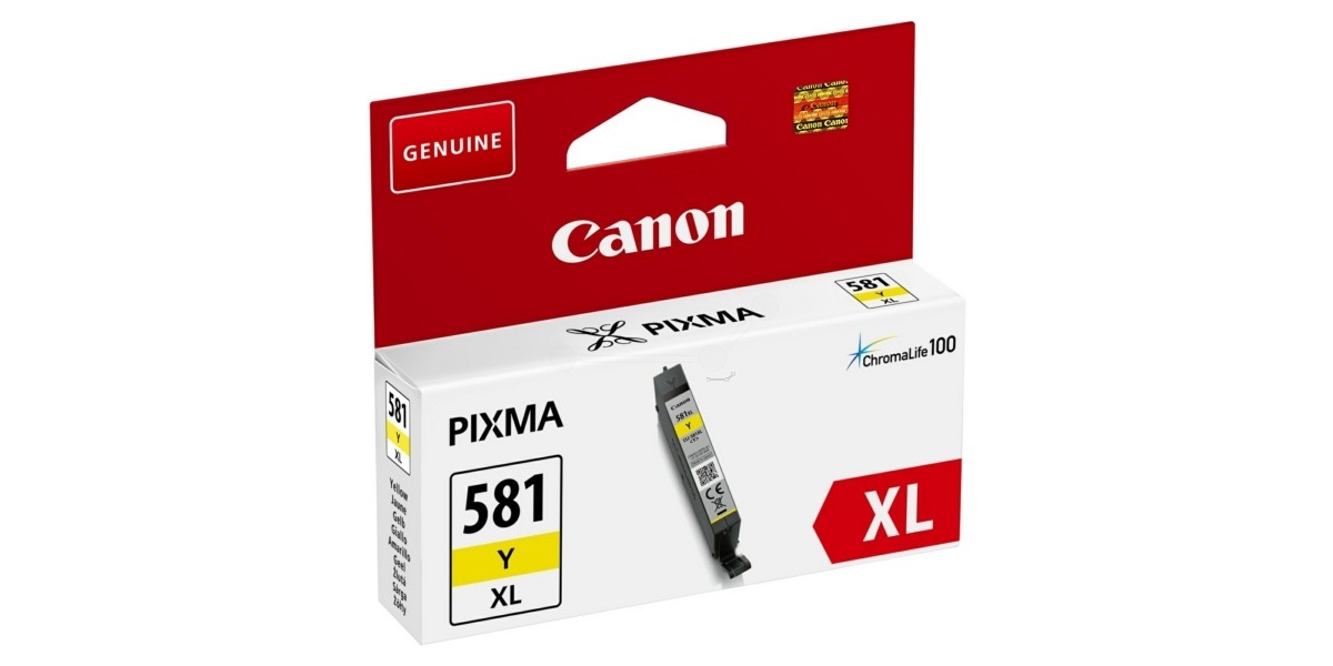 Cartus cerneala Canon CLI581XLY, yellow ,8.3 ml, PIXMA TS8152 PIXMA TS8151...