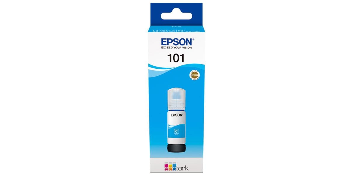 Cartus cerneala Epson 101 ECOTANK , cyan, capacitate 70ml, pentru L6170,...