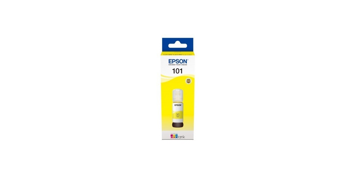 Cartus cerneala Epson 101 ECOTANK , yellow, capacitate 70ml, pentru L6170,...