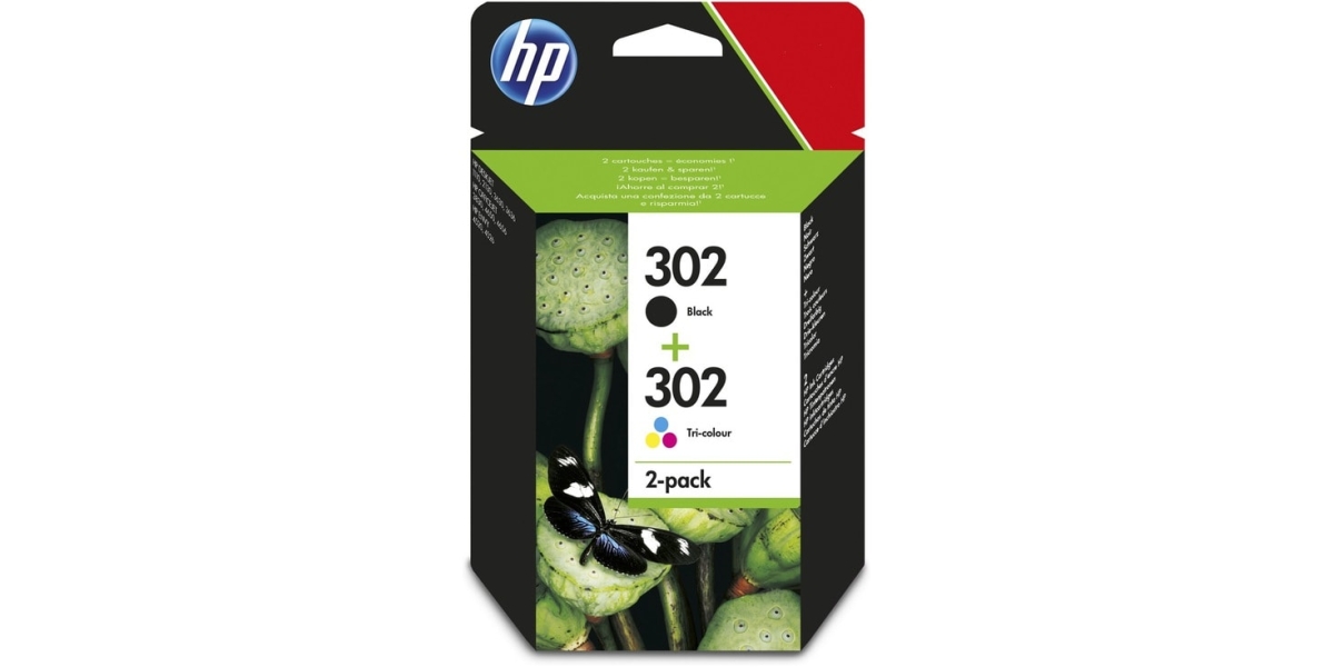 Cartus Cerneala Original HP Black/Color, nr.302, pentru DJ2130|D3639, ,...