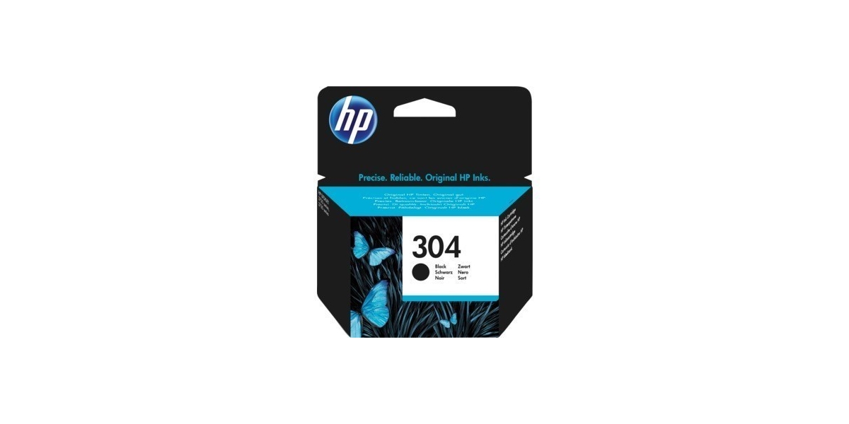 Cartus Cerneala Original HP Black, nr.304, pentru DeskJet 2620, 2630, 2632...