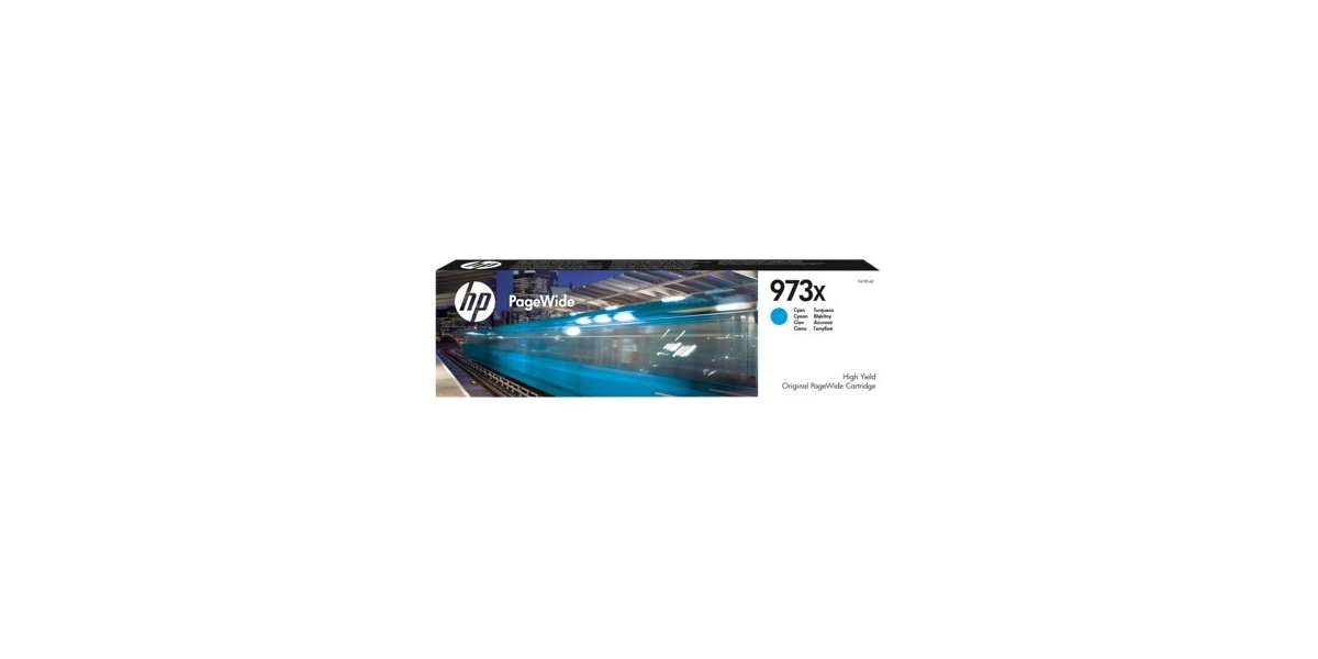 Cartus Cerneala Original HP Cyan, nr.973x, pentru PageWide Pro 452|Pro 477, ,...