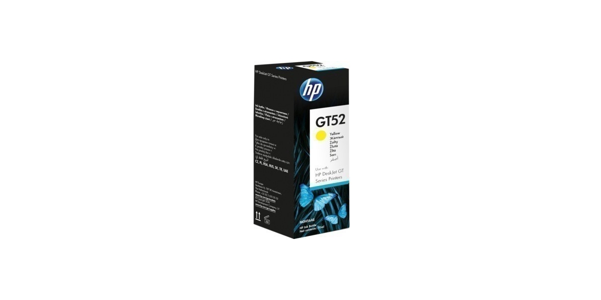 Cartus Cerneala Original HP Galben GT52 pentru Imprimante Ink Tank 