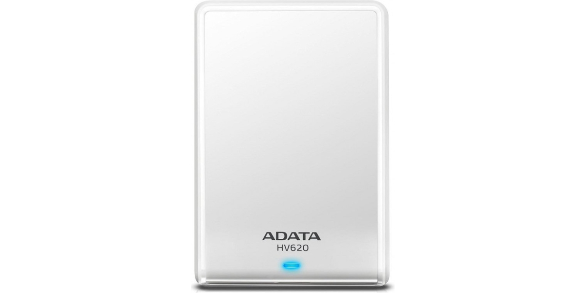 HDD Extern ADATA HV620S, 1TB, Alb, USB 3.1 