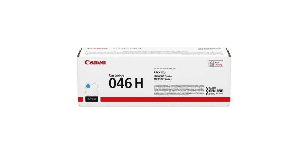 Toner Canon CRG046HC, Cyan, capacitate 5000 pagini, pentru seriile LBP65x ,...