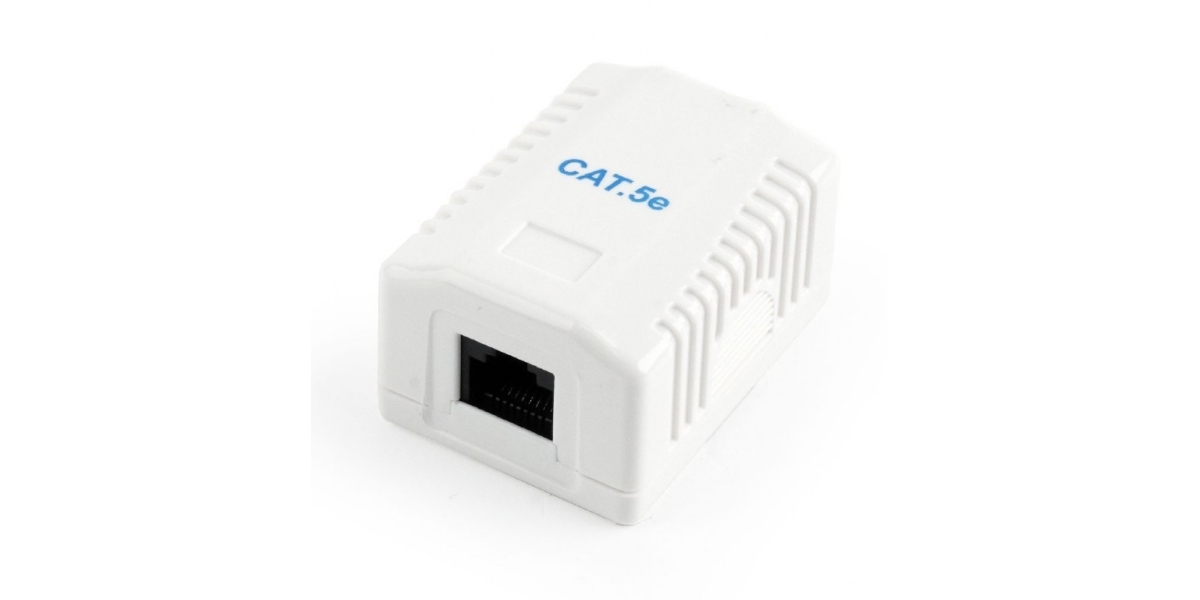 PRIZA RJ-45 aplicabila cu 1 iesire GEMBIRD pt. cablu UTP, Cat5e, Krone (LSA)...