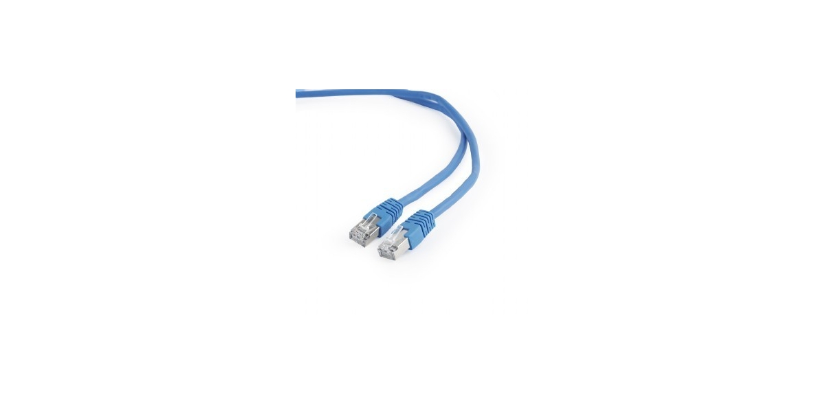 Cablu Patch Cord FTP GEMBIRD Cat6 Albastru 2m Ecranat AWG26 (PP6-2M/B) 