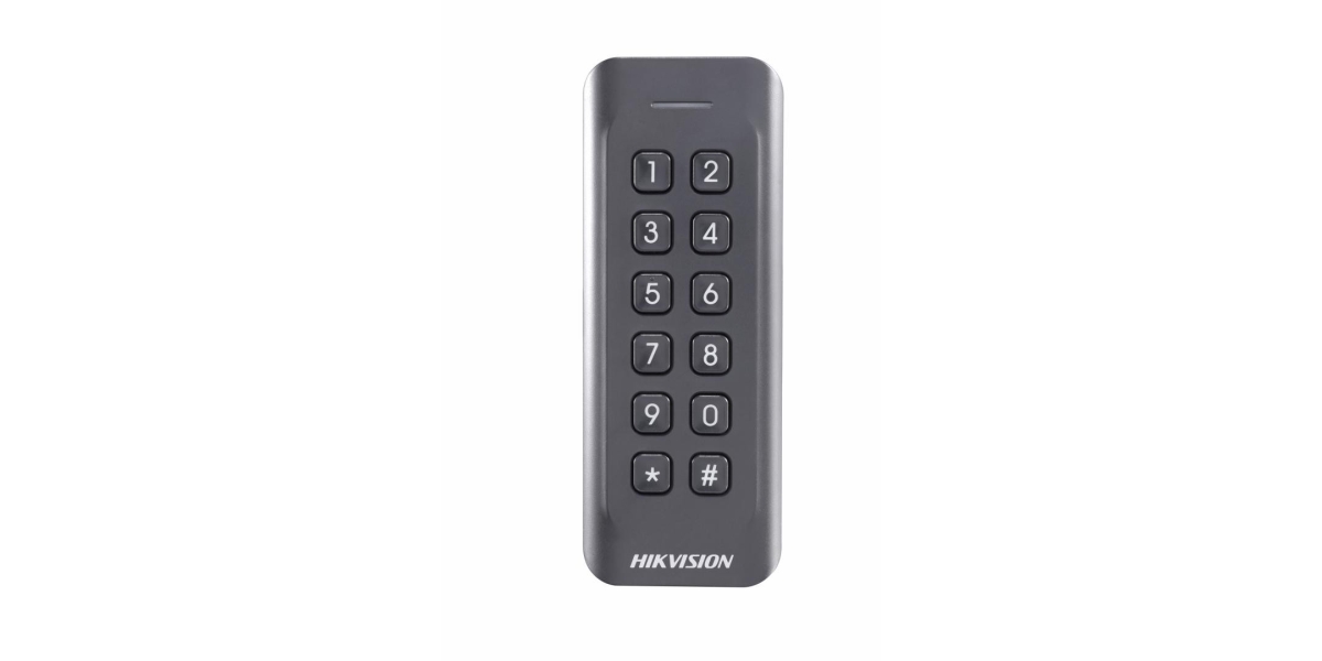 Card reader Hikvision, DS-K1802EK; Reads EM card, with keypad; Card Reading...