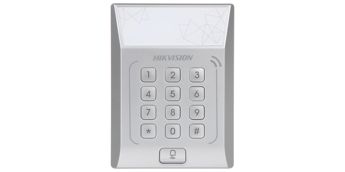 Cititor standalone Hikvision DS-K1T801M cu tastatura si card de proximitate...