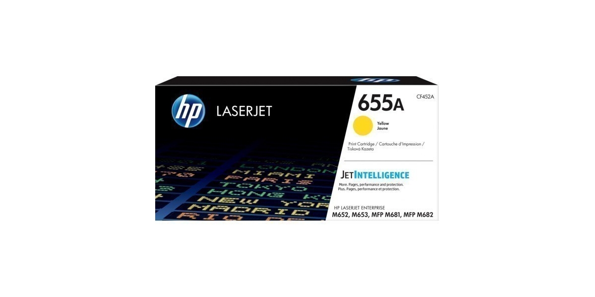 Toner Original HP Yellow, nr.655A, pentru Color LaserJet M652|M653|M681|M682,...