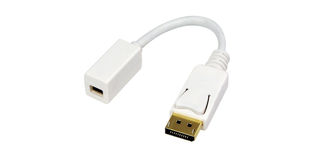 Adaptor DisplayPort la Mini-DisplayPort LogiLink CV0040 - Alb 