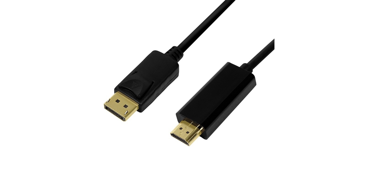 Adaptor DisplayPort (T) la HDMI (T) Logilink 2m, 4K UHD 30Hz, Negru - CV0127 