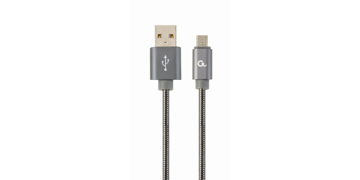 Cablu alimentare si date GEMBIRD Premium 2m, USB 2.0 (T) la Micro-USB 2.0...