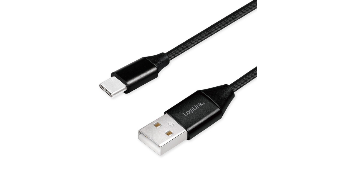 Cablu Alimentare si Date LogiLink CU0140 - 1m, USB 2.0 la USB Type-C,...