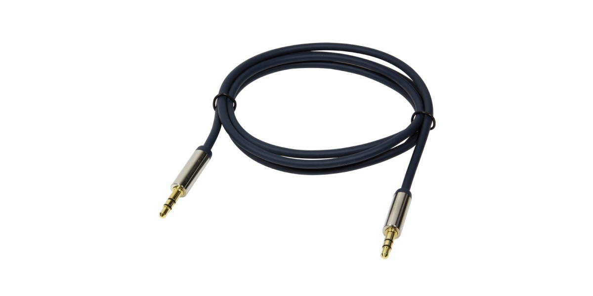 Cablu audio LOGILINK stereo 3.5 mm jack T/T, 1.5 m, conectori auriti, albastru 