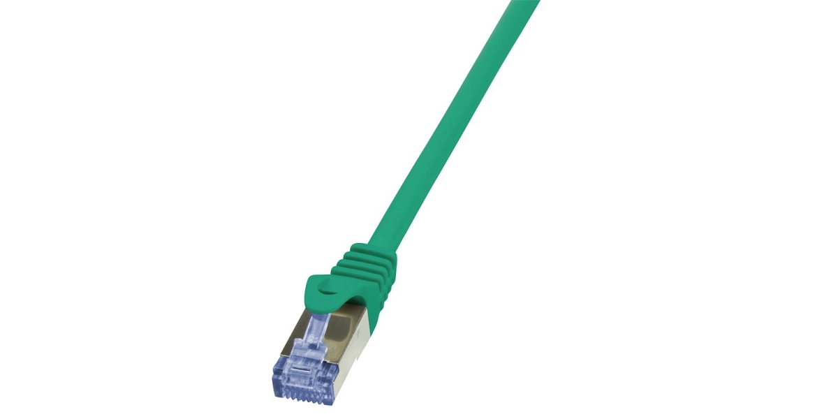 Cablu de retea LogiLink Cat6a S/FTP 2m verde CQ3055S 