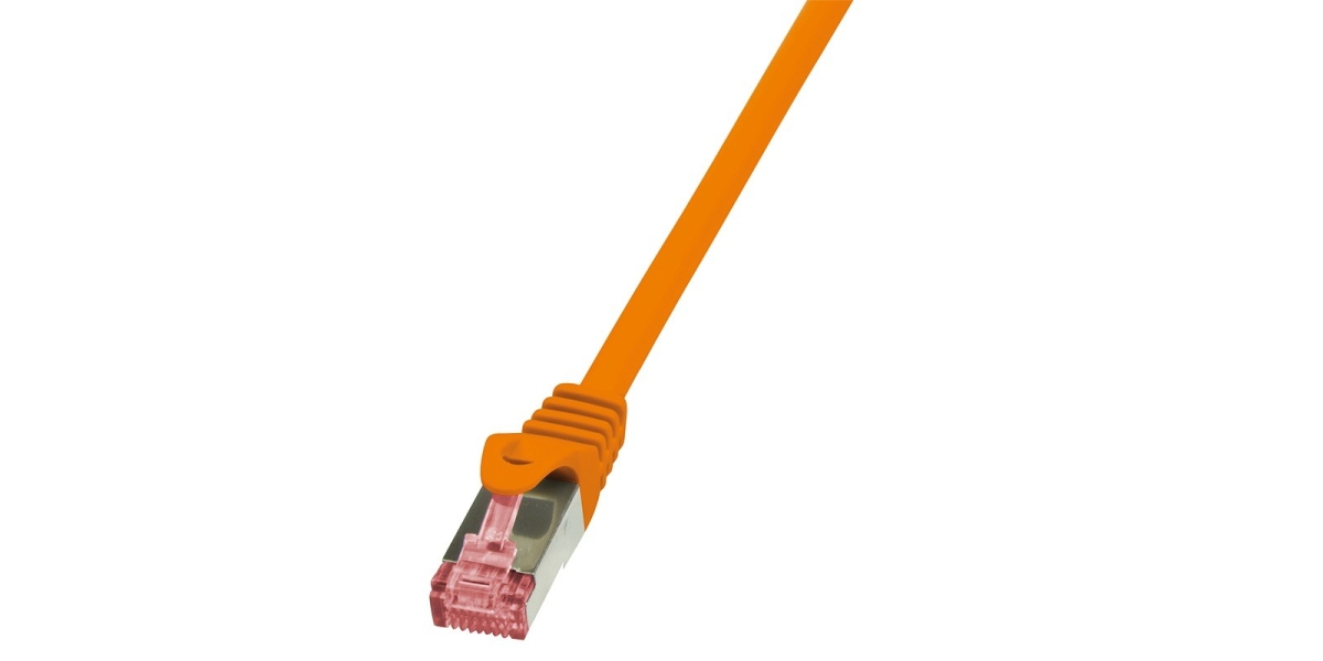 Cablu de retea S/FTP Logilink Cat6, LSZH, cupru, 5m, portocaliu, AWG27, dublu...