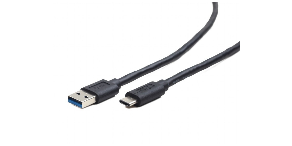 Cablu Gembird USB 3.0 la USB 3.1 Type-C, 0.1m, Negru - CCP-USB3-AMCM-0.1M 