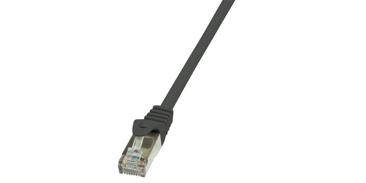 Cablu Patch Cord FTP Logilink Cat5e 2m Negru AWG26 Ecranat CP1053S 