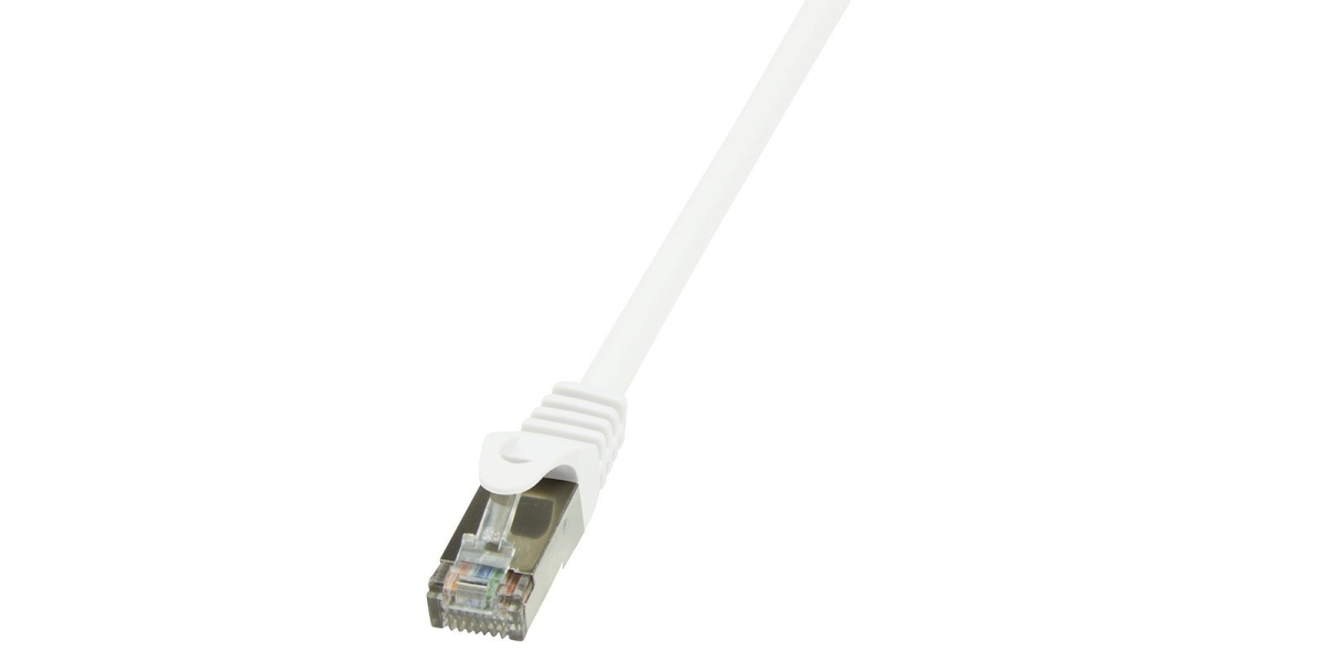 Cablu Patch Cord FTP LogiLink Cat6, 15m, Alb, AWG26, Ecranat CP2101S 