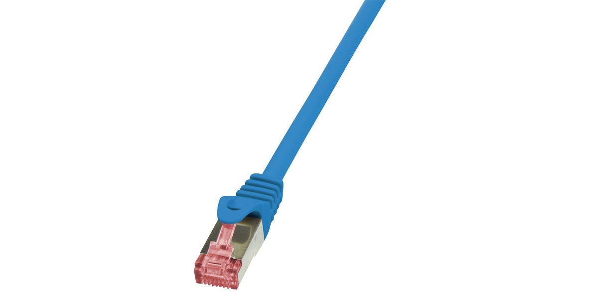 Cablu Patch Cord S/FTP LogiLink Cat6, LSZH, 2m, Albastru, AWG27, Dublu...