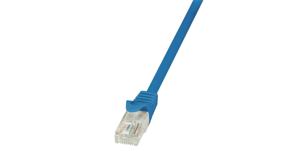 Cablu Patch Cord UTP LogiLink Cat6, 2m, Albastru, AWG24, CP2056U 