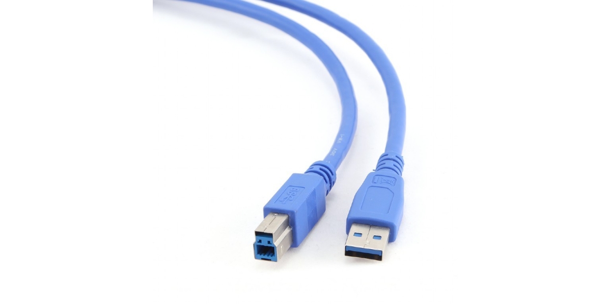 CABLU USB GEMBIRD pt. imprimanta, USB 3.0 (T) la USB 3.0 Type-B (T), 0.5m,...