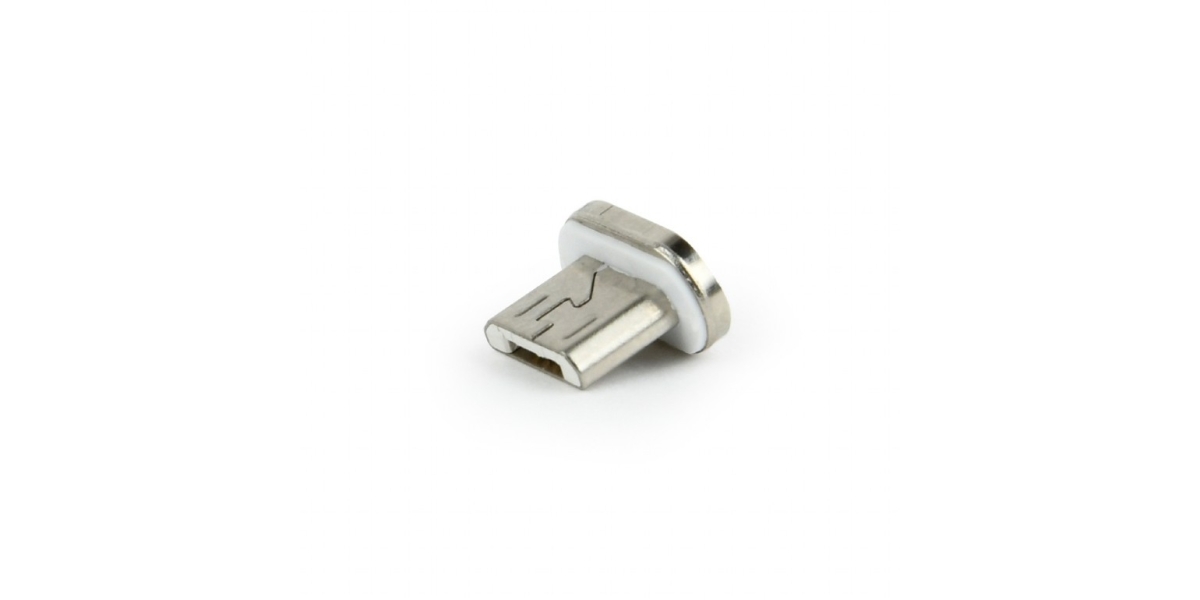 CAP MAGNETIC pt. cablu GEMBIRD, USB 2.0, Micro-USB (T), alb, "CC-USB2-AMLM-mUM" 