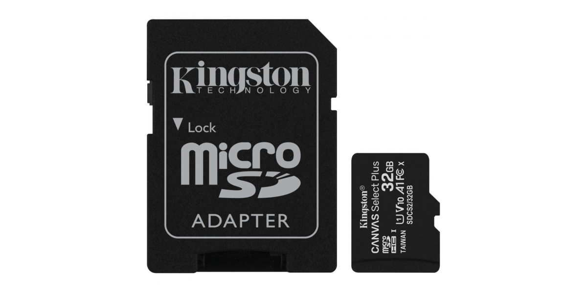 Card de Memorie MicroSD Kingston Select Plus, 32GB, Adaptor SD, Class 10 