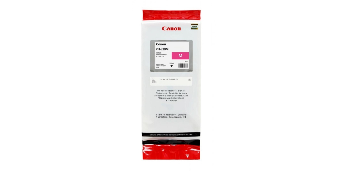 Cartus cerneala Canon PFI-320M, magenta, capacitate 300ml, pentru Canon TM...